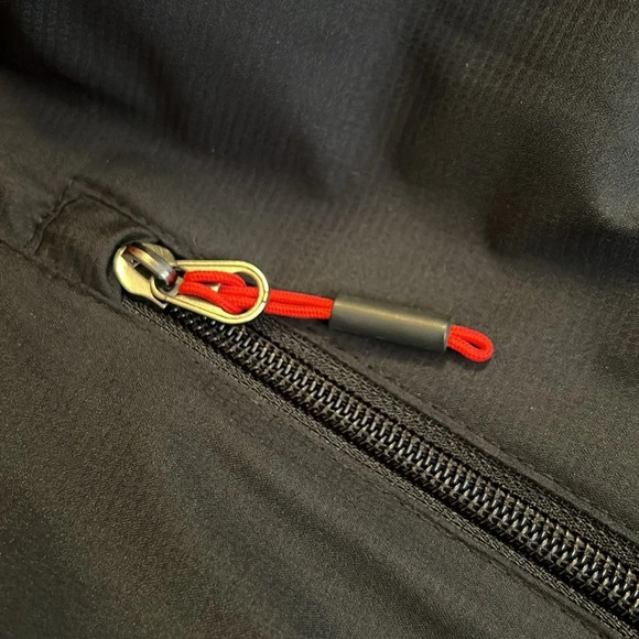 PGA Tour Men's Red Black Golf Zip Up Windbreaker Jacket - Picture 7 of 8